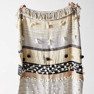 Anthropologie All Roads Yucca 50" x 60" Throw Blanket Cotton/Acrylic/Wool Blend